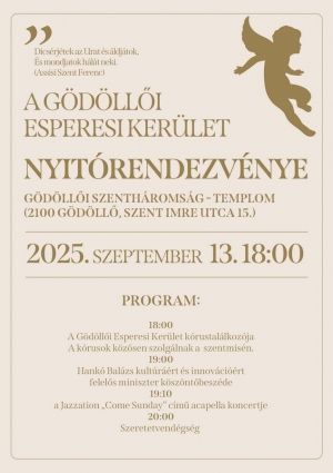 Ars Sacra Fesztivál megnyitó a gödöllői Szentháromság-templomban