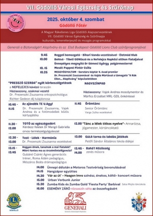 VII. Gödöllő Városi Egészség- és Szűrőnap